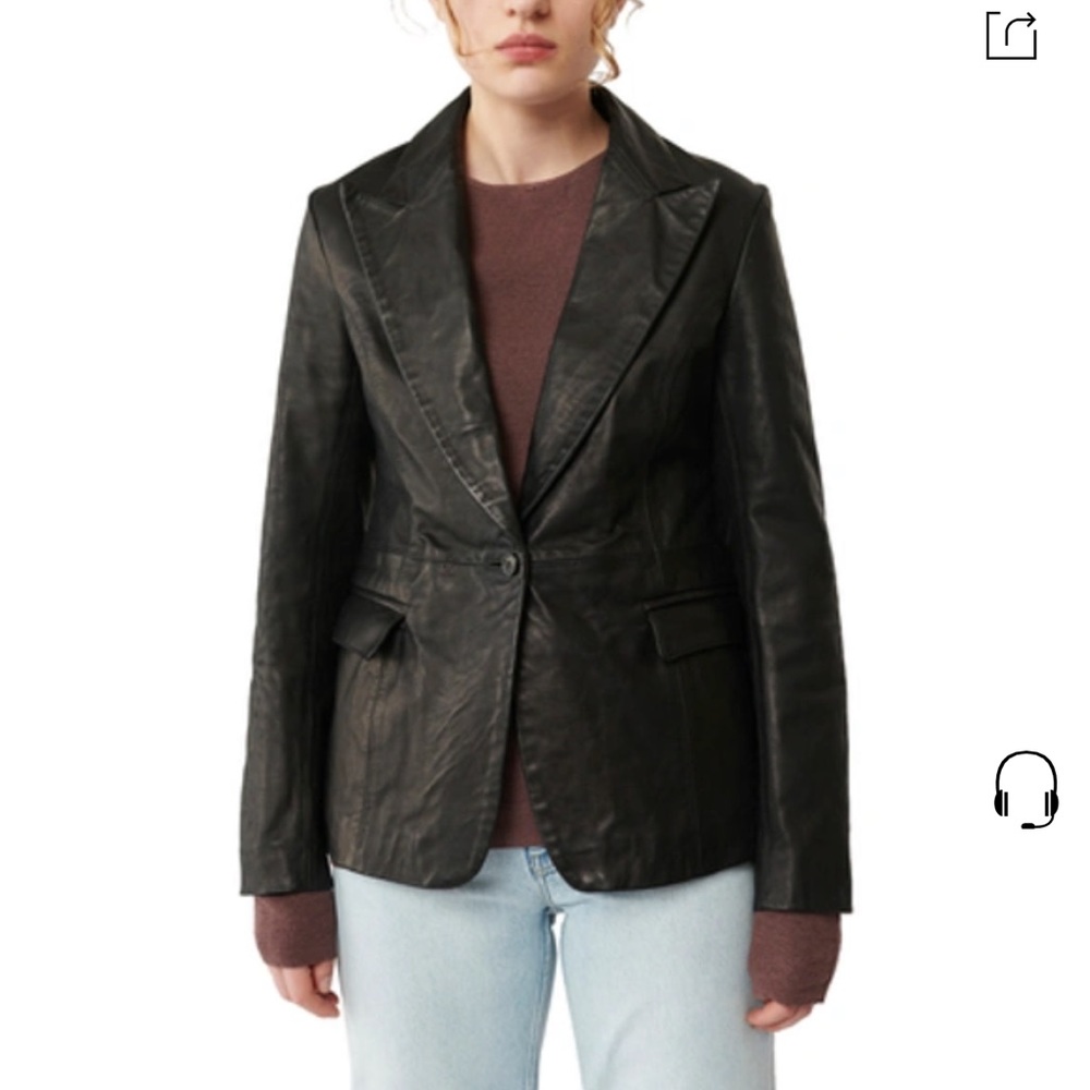 NWT Our Legacy Leather Blazer Jacket